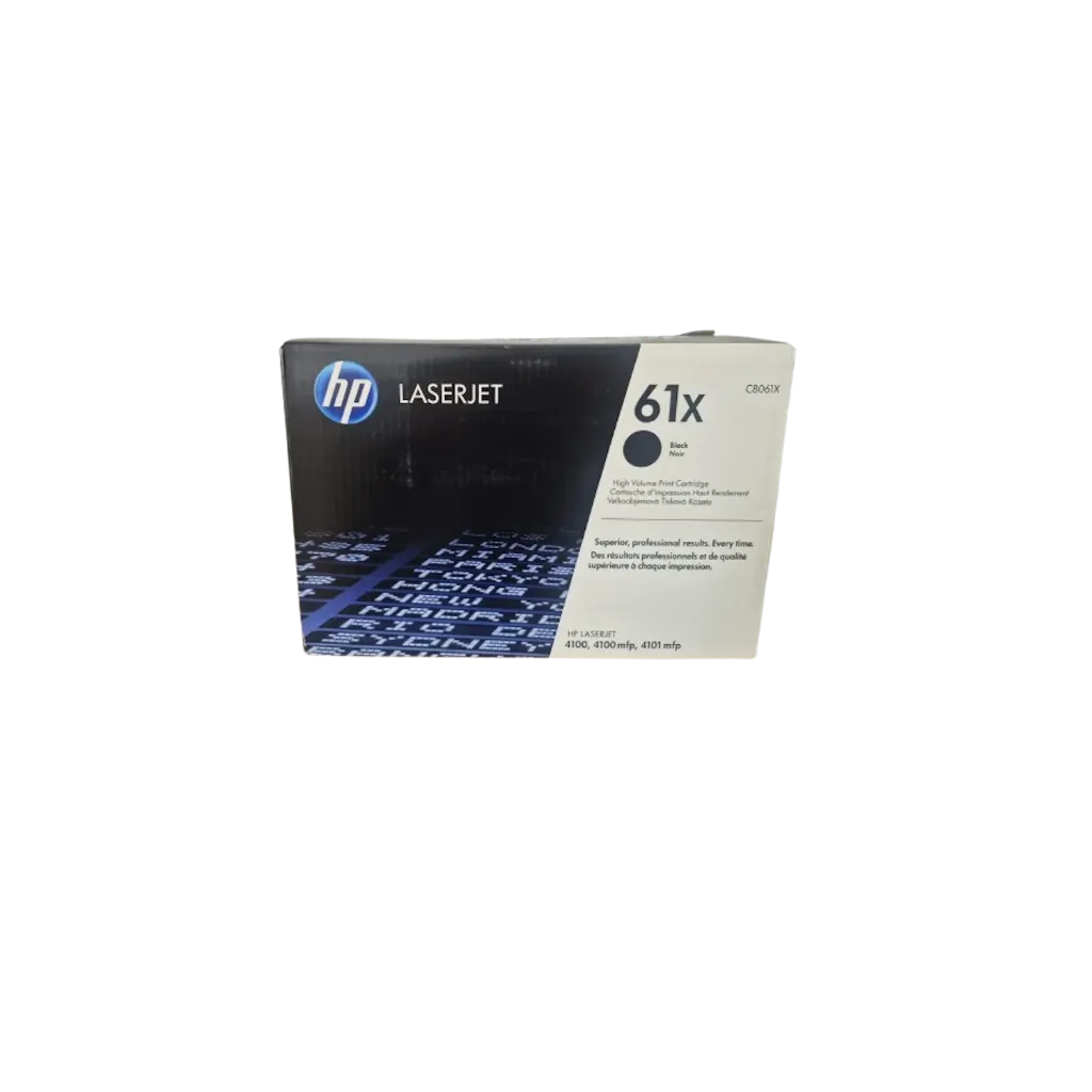 HP 61X Black High Volume Toner Cartridge