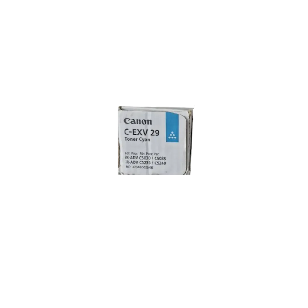 Canon C-EXV 29 Cyan Toner Cartridge