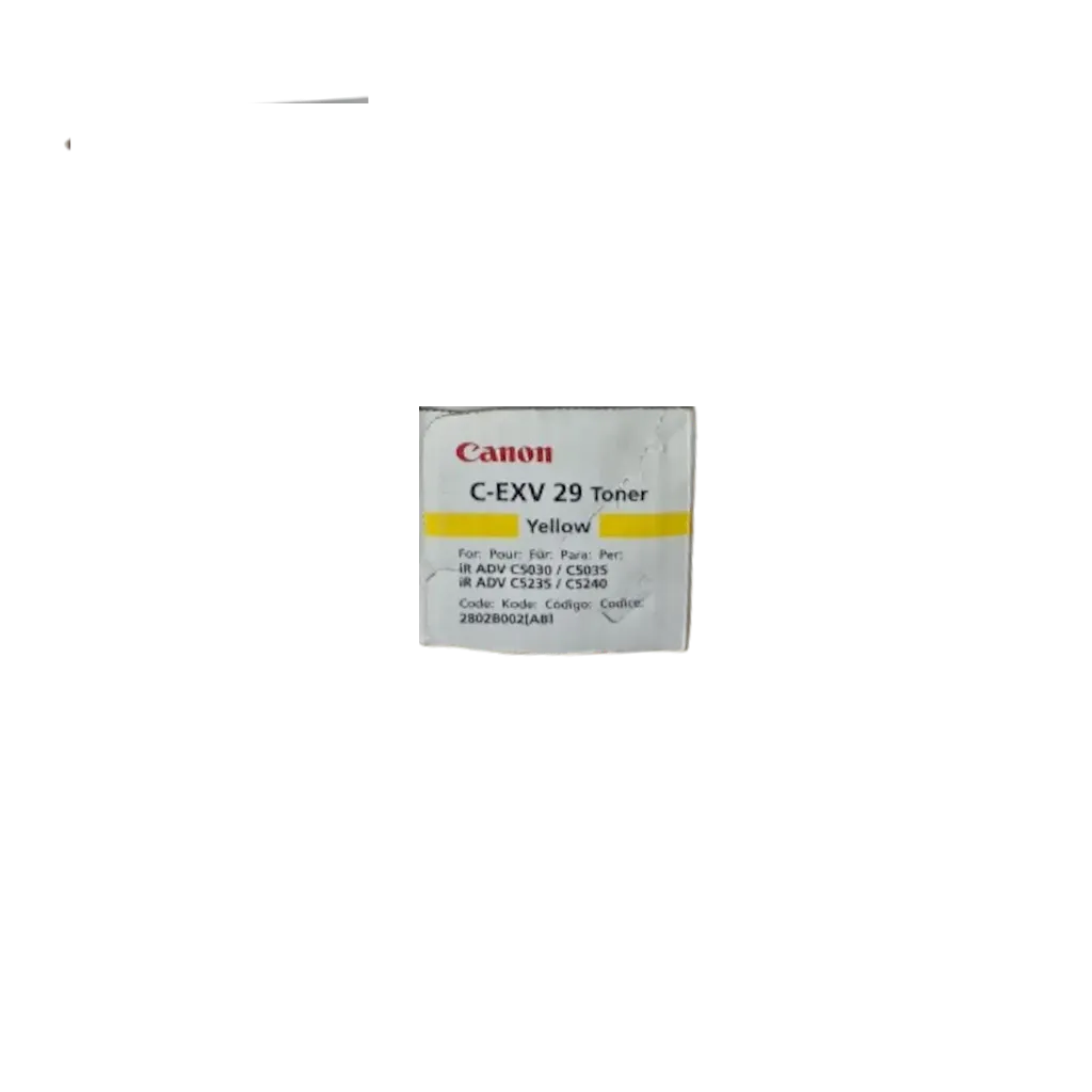 Canon C-EXV 29 Yellow Toner Cartridge