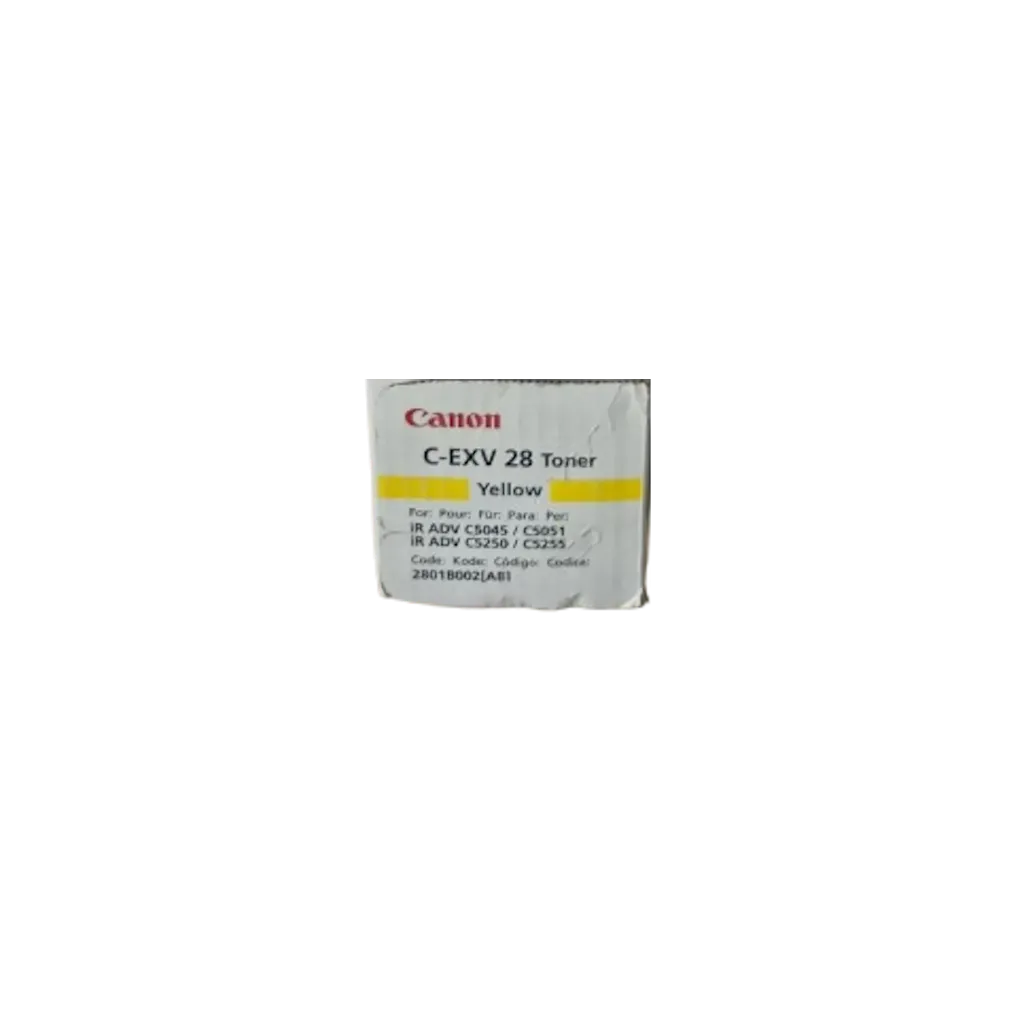 Canon C-EXV28 Yellow Toner Cartridge (2801B002AB)